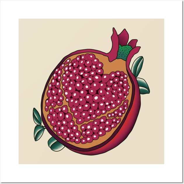 Pomegranate Wall Art by BottledUpShips